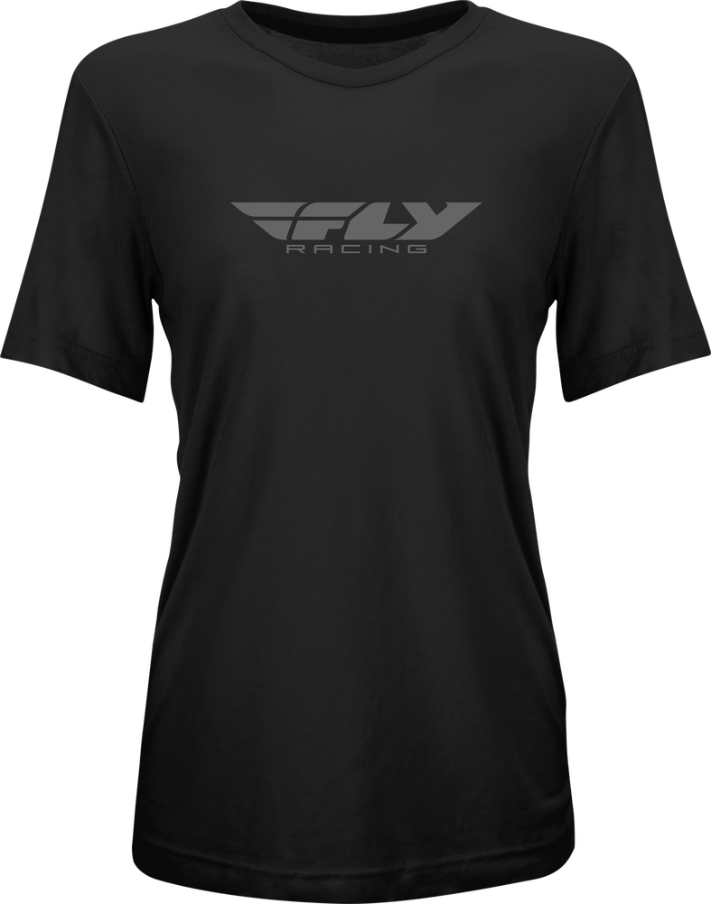 FLY Racing Womens FLY Origin Corp Tee Black/Grey