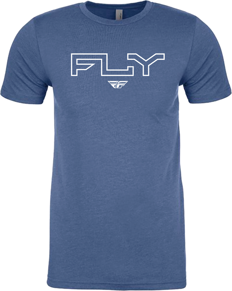 FLY Racing FLY Edge Tee Cool Blue Heather