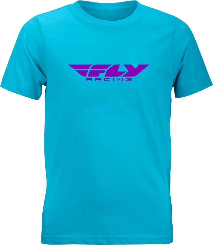 FLY Racing Youth FLY Corporate Tee Blue/Purple