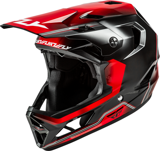 FLY Racing 2026 Youth Rayce Repeat Bicycle Helmet Black/Red