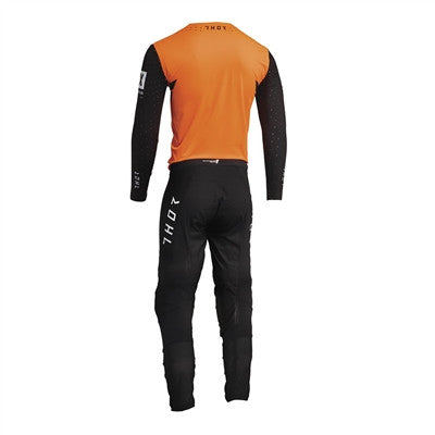 Thor Prime Hero Jersey and Pant Combo Black/Flo Orange