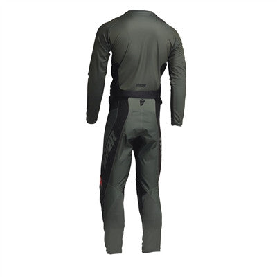 Thor Pulse React Jersey and Pant Combo Army/Black