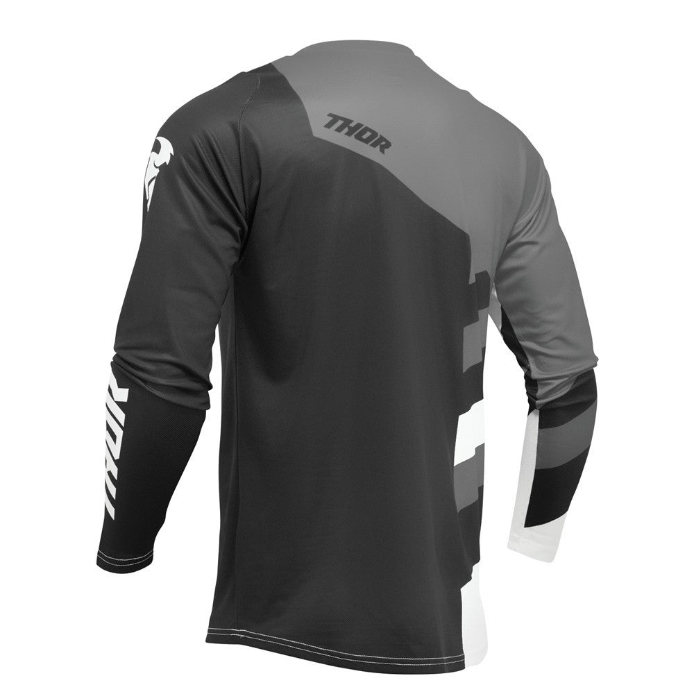 Thor 2024 Youth Sector Checker Jersey - Black/Gray