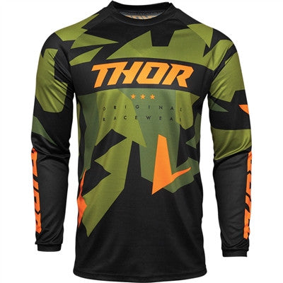 Thor 2021 Youth Sector Warship Jersey - Green/Orange