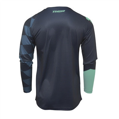 Thor 2022 Youth Sector Birdrock Jersey - Midnight/Mint