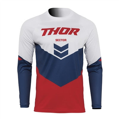 Thor 2022 Youth Sector Chev Jersey - Red/Navy
