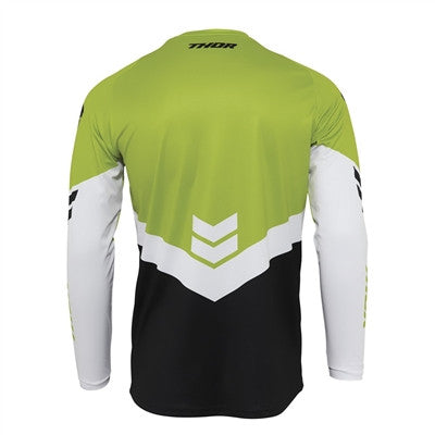 Thor 2022 Youth Sector Chev Jersey - Black/Green