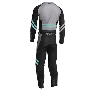 Thor Youth Pulse Cube Jersey and Pant Combo Black/Mint