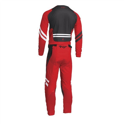 Thor Youth Pulse Cube Jersey and Pant Combo Red/White
