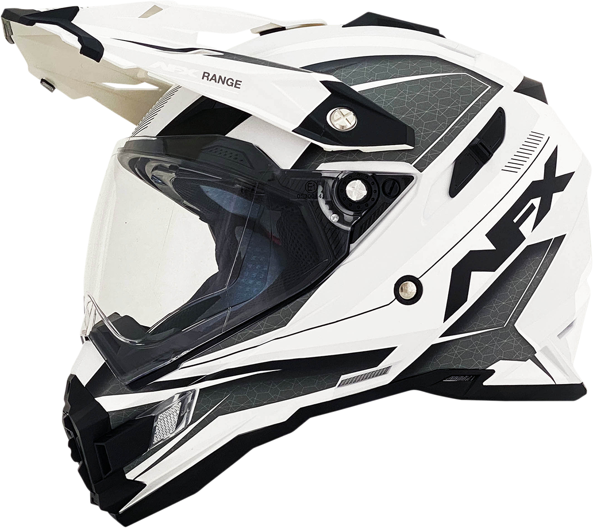 AFX FX-41 Dual Sport Adventure Helmet Range Matte White