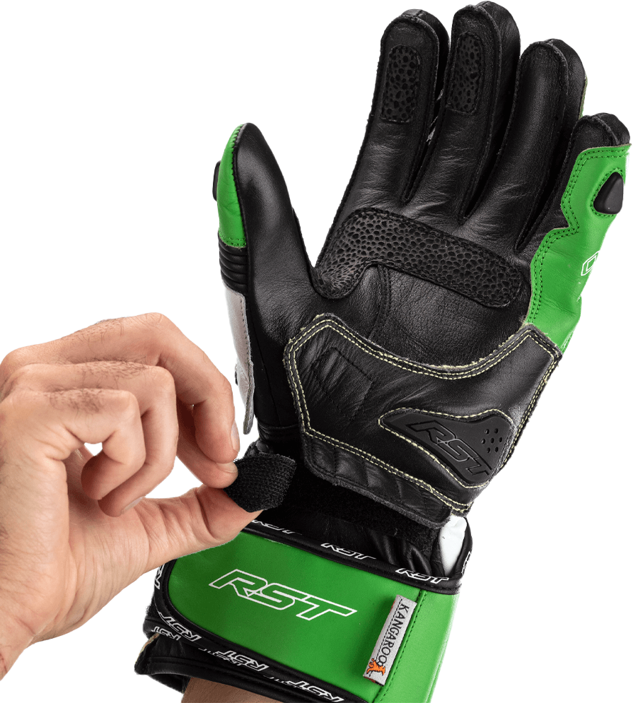 RST Tractech EVO 4 CE Gloves Neon Green/Black