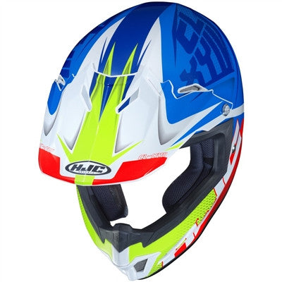 HJC 2020 Youth CL-XYII Ellusion MC23 Offroad Helmet - Blue/Red/Yellow