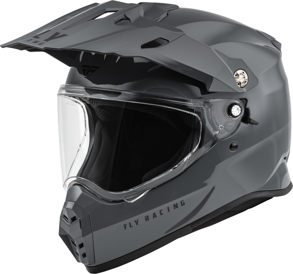 FLY Racing 2025 Trekker Solid Helmet Grey