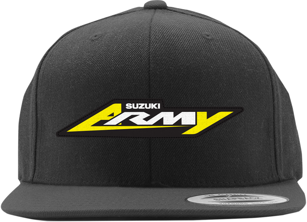 Factory Effex Suzuki Army Youth Snapback Hat Black