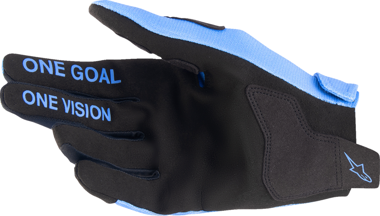 Alpinestars 2024 Youth Radar Gloves - Light Blue/Black