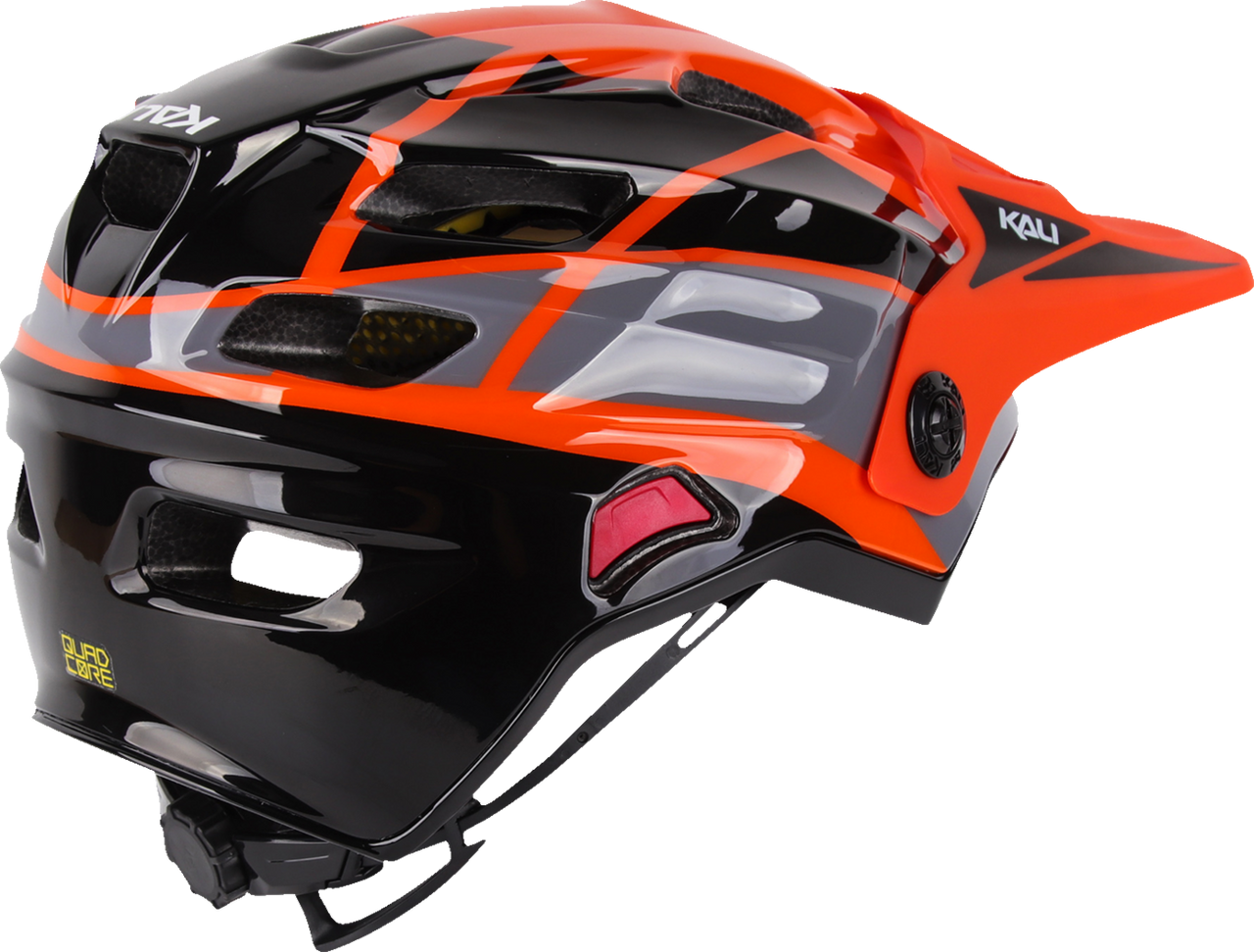 Kali Child Maya Race Full Face Bicycle Helmet Race Gloss Orange/Gray/Black