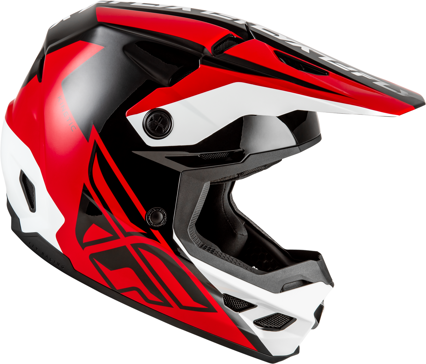 FLY Racing 2026 Kinetic Crest Helmet Red/Black/White