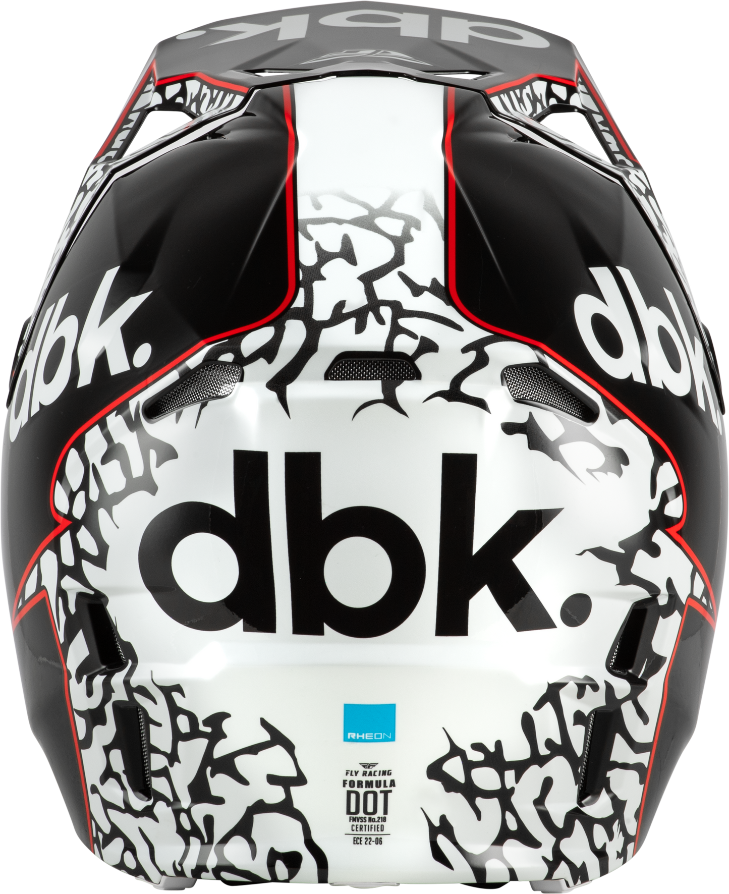 FLY Racing 2026 Formula CP DBK Helmet Black/White/Red