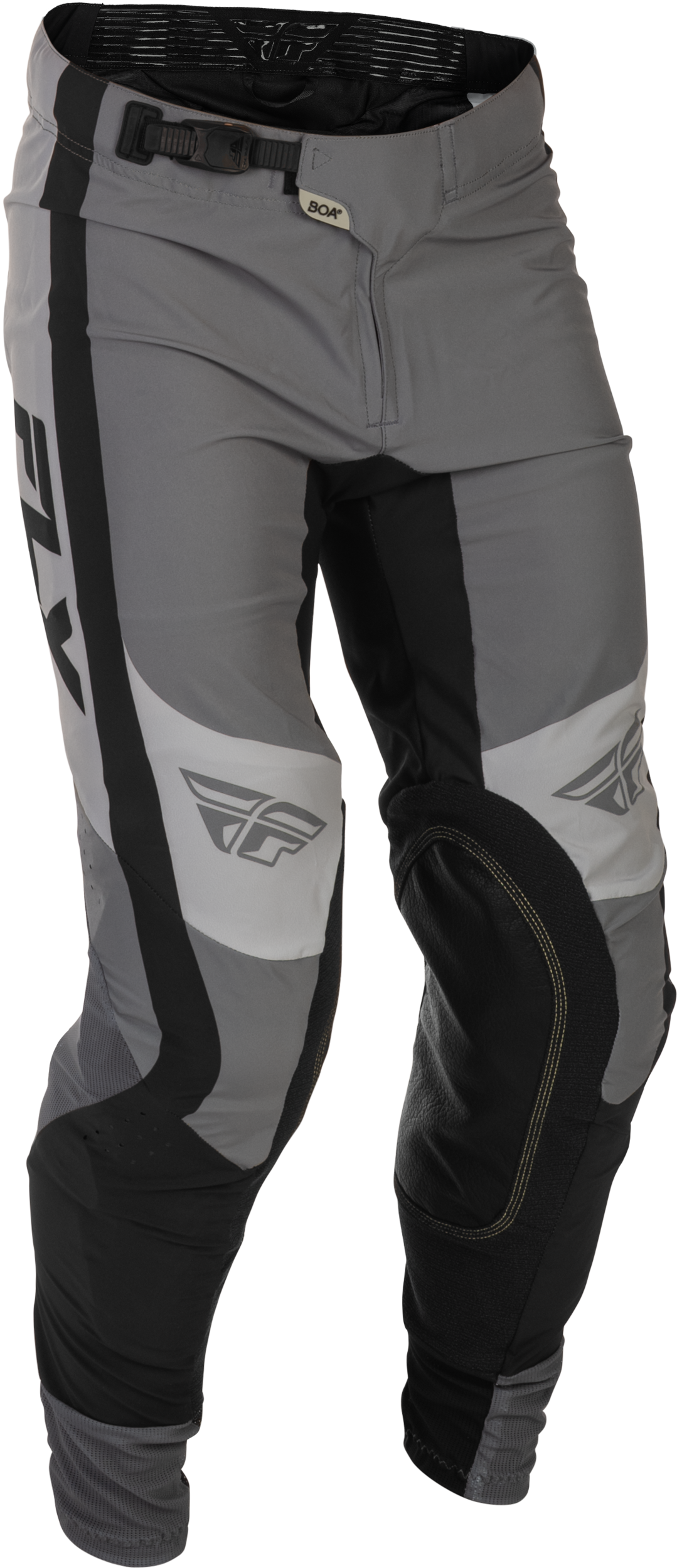 FLY Racing 2026 Youth Lite Grey/Black Jersey Pant Combo