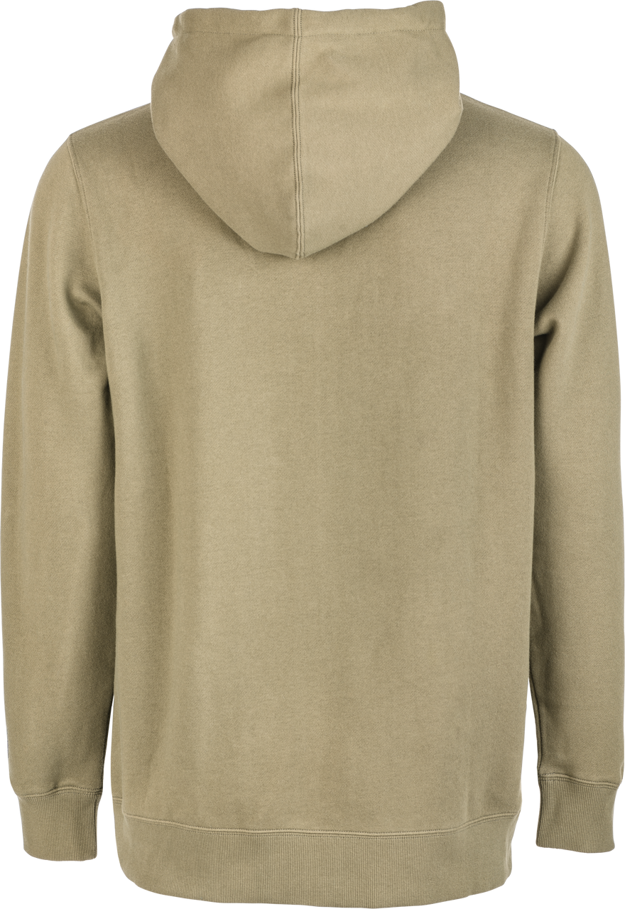 FLY Racing FLY Corporate Zip Up Hoodie Tan/Black