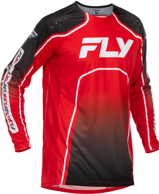 FLY Racing 2026 Youth Rayce Bicycle Jersey Red/Black/White