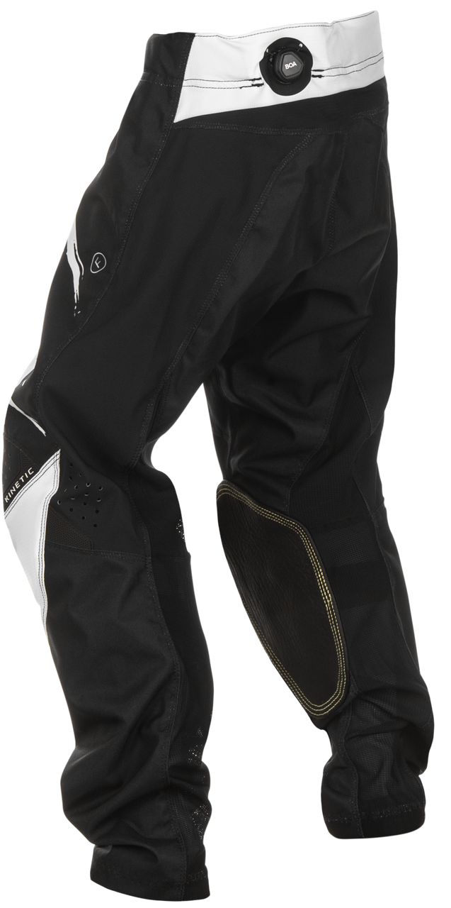 FLY Racing 2025 Youth Kinetic Stoke Pant Black/White