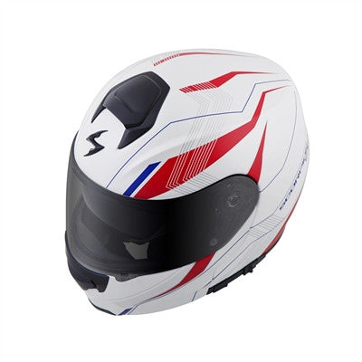 Scorpion 2017 EXO-GT3000 Sync Modular Helmet - White/Red/Blue
