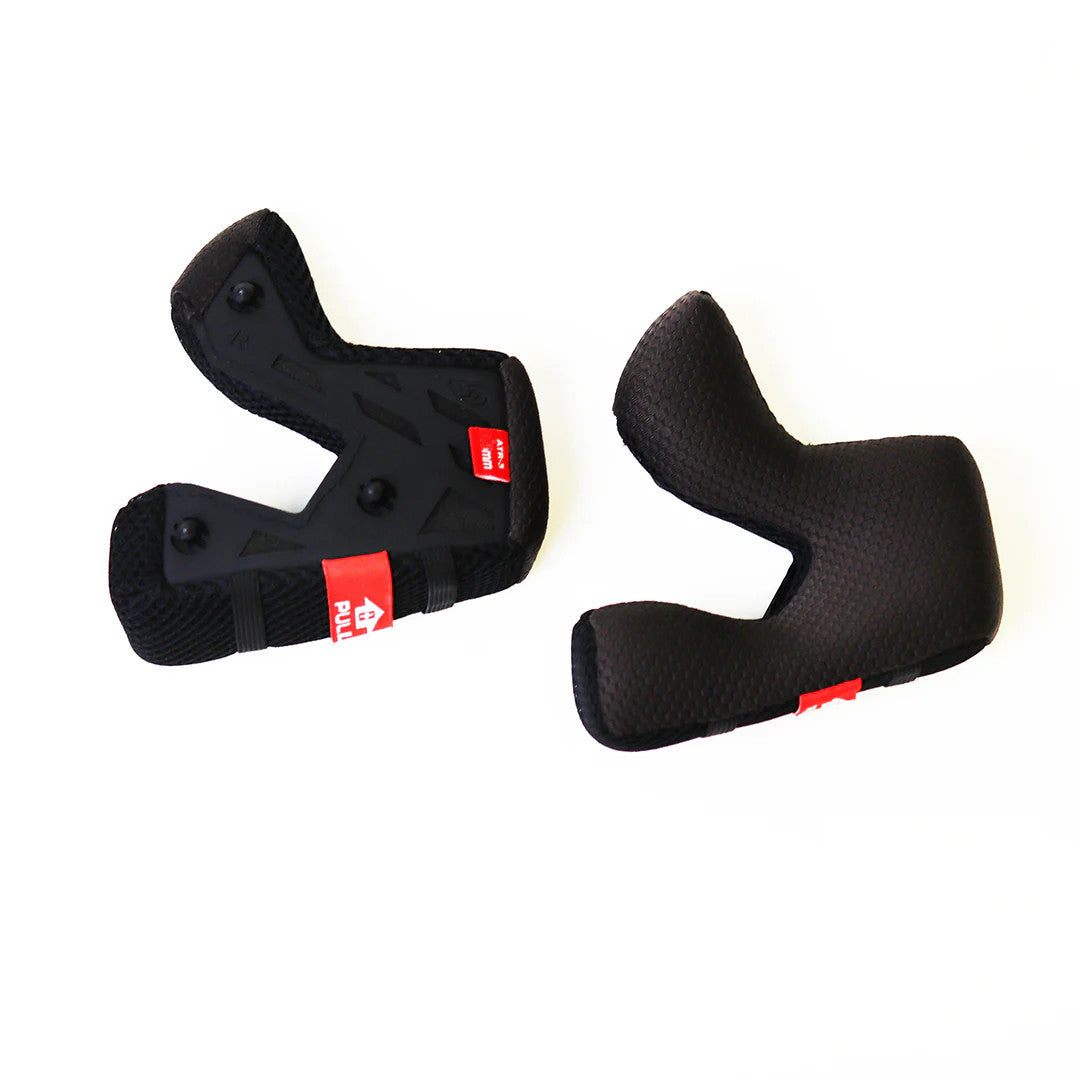 6D Youth ATR-3Y Cheek Pad Set Helmet Black