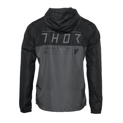 Thor Division Windbreaker Jacket - Black/Charcoal