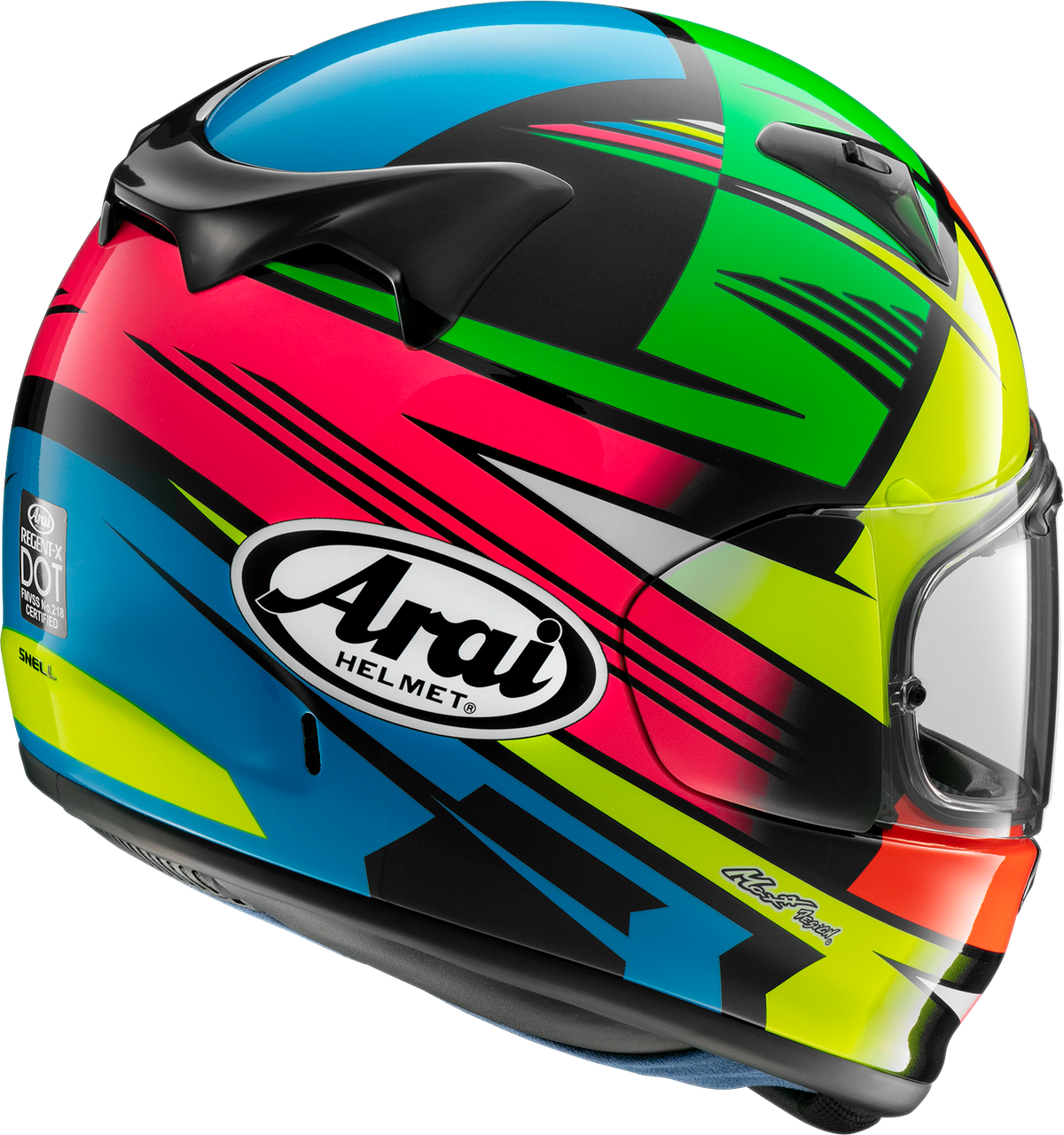 Arai Regent-X Rock Full Face Motorcycle Helmet Multi