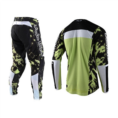 Troy Lee Designs 2022 SE Pro Dyeno Glo Green Jersey Pant Combo