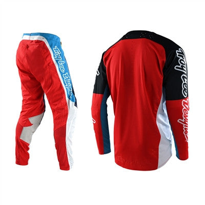 Troy Lee Designs 2022 SE Pro Quattro Navy/Red Jersey Pant Combo