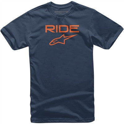 Alpinestars Ride 2.0 Tee - Navy/Orange