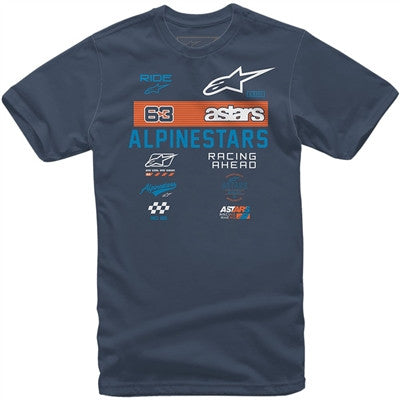 Alpinestars Sponsored Tee - Navy