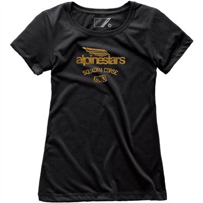 Alpinestars Womens Winged Team Tee - Black