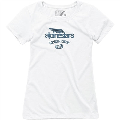 Alpinestars Womens Winged Team Tee - White