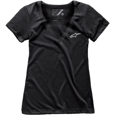 Alpinestars Womens Ageless Vneck Tee - Black