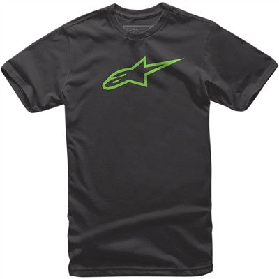 Alpinestars Youth Ageless Tee - Black/Green