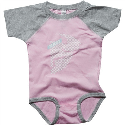 Thor Infant Supermini Headchecked Onesie - Pink