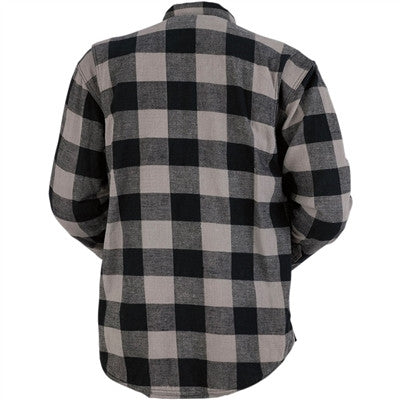 Z1R 2020 The Duke Flannel Moto Shirt - Black/Grey
