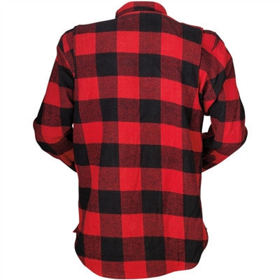 Z1R 2020 The Duke Flannel Moto Shirt - Black/Red