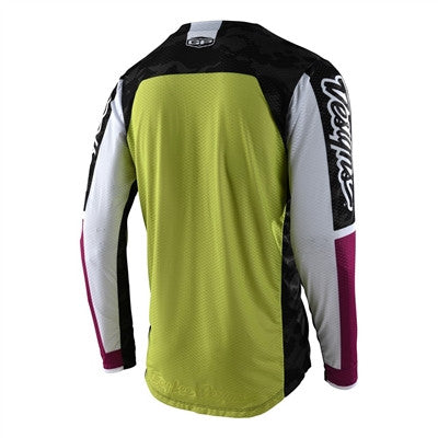 Troy Lee Designs 2022 GP Air Jersey - Veloce Camo Black/Glo Green