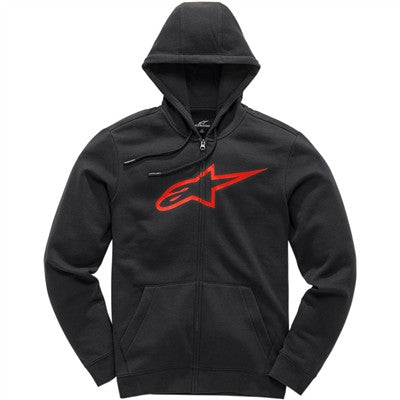 Alpinestars Ageless II Zip Hoodie - Black/Red