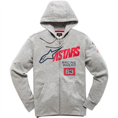 Alpinestars Title Zip Hoodie - Grey