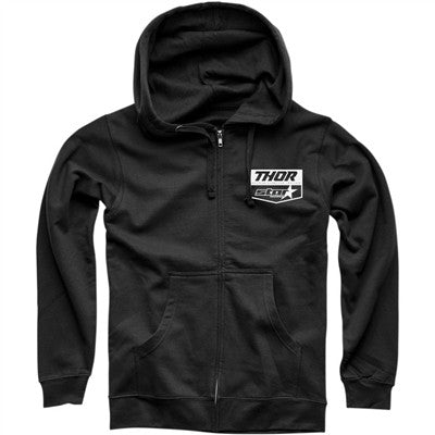 Thor Star Racing Chevron Zip-Up Hoody - Black