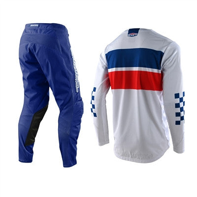 Troy Lee Designs 2022 GP Racing Stripe White Jersey Pant Combo