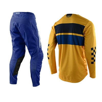Troy Lee Designs 2022 GP Racing Stripe Yellow Jersey Pant Combo