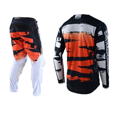 Troy Lee Designs 2022 Youth GP Brushed Team Navy/Orange Jersey Pant Combo