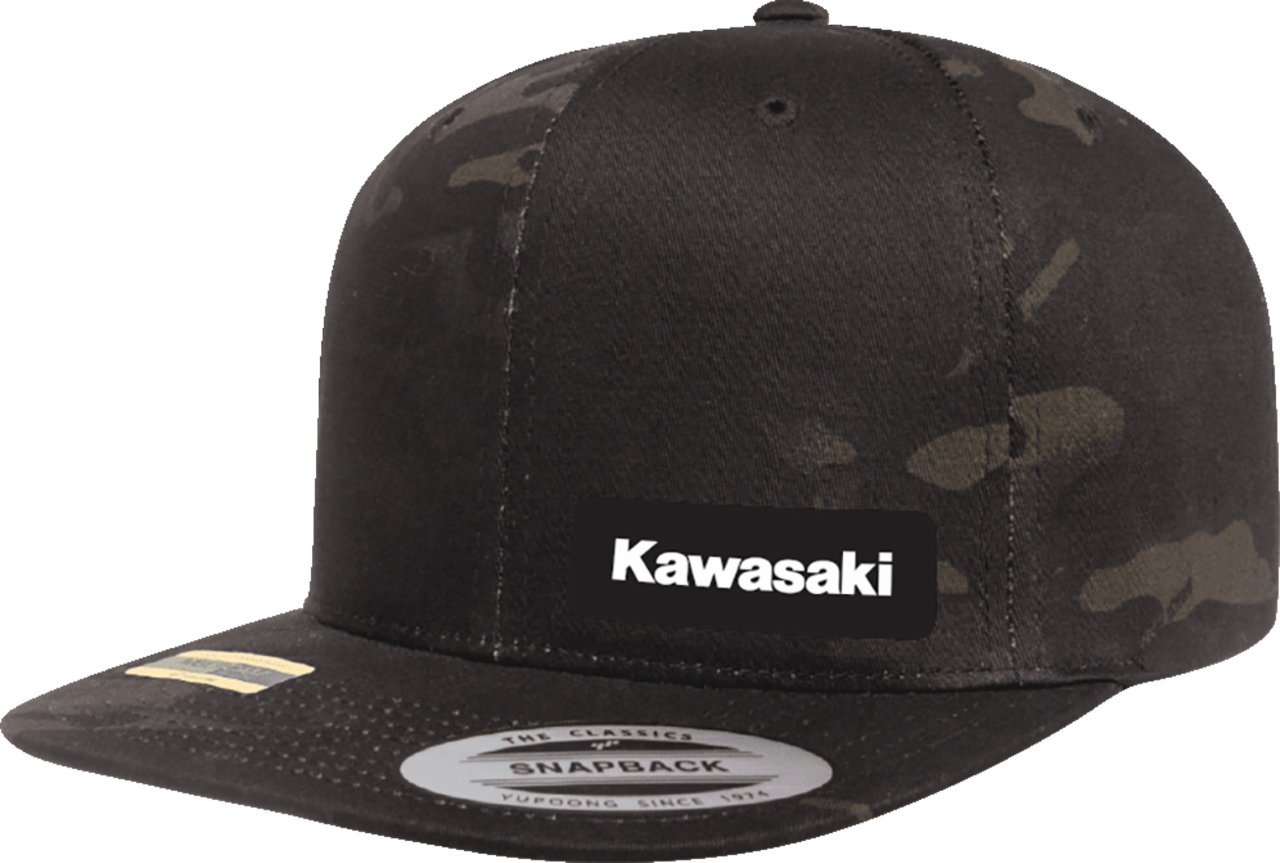 Factory Effex Kawasaki Camo Snapback Hat Black