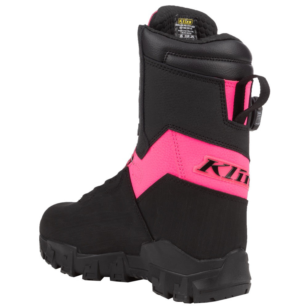 Klim Womens Adrenaline Pro S GTX BOA Boots Black - Knockout Pink